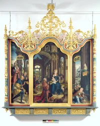 Triptychon der Anbetung des Christkindes, 1529
